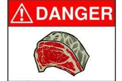 Meat equals danger
