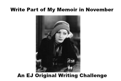 Write Part of My Memoir in November (WPOMMIN) Challenge, Day 1